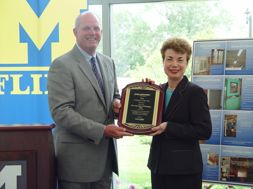 UMFlint Receives "Customer of the year Award" from Consumer's Energy's