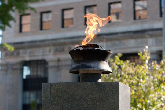 Eternal Flame in Flint's Veterans Park