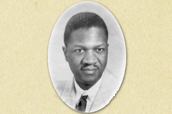 UM-Flint's first African-American graduate, J. Parker Laurence.