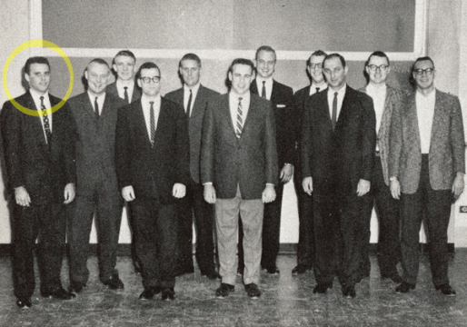 William E. Connolly and UM-Flint's intramural basketball club, 1960