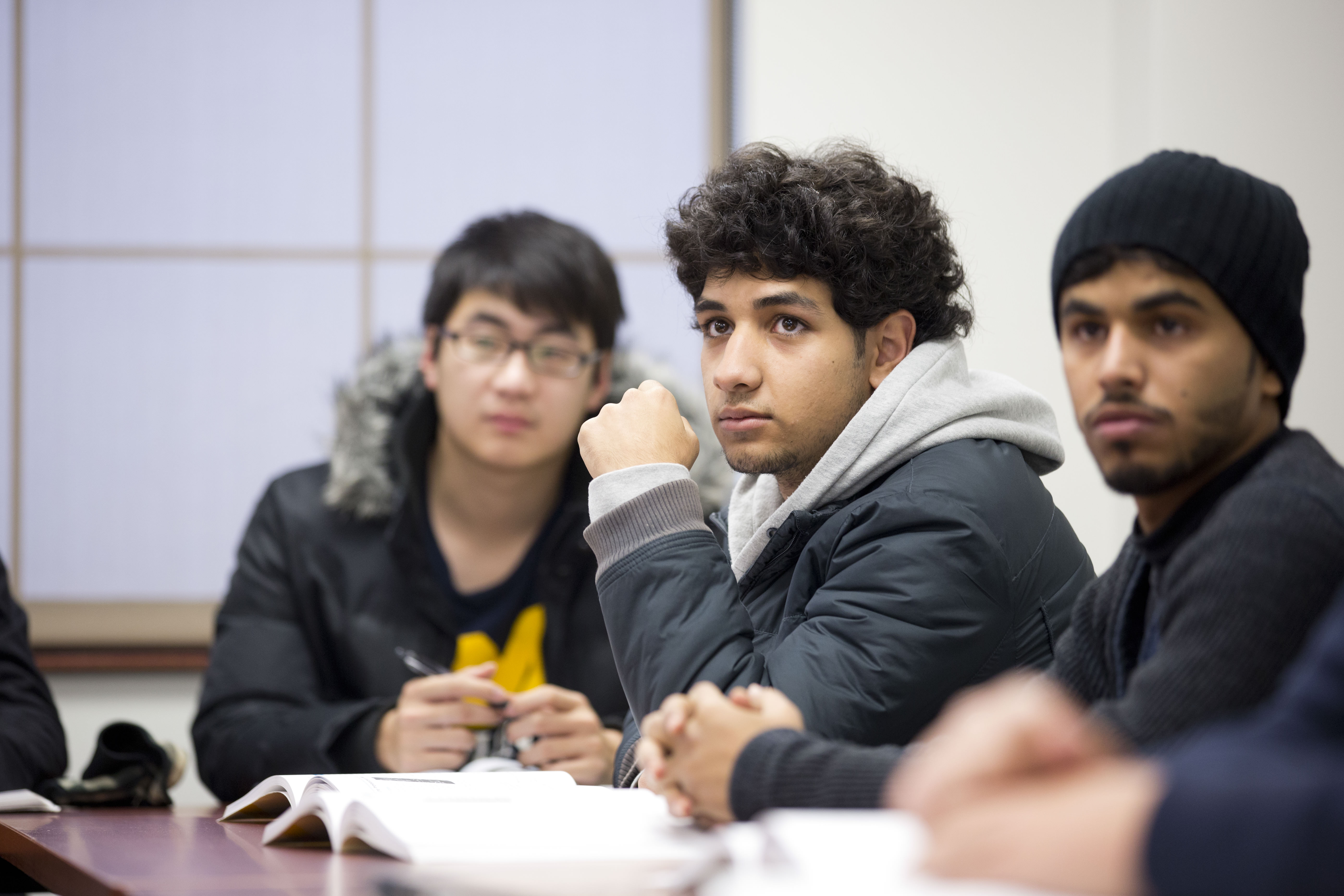 Students in UM-Flint English Language Program.