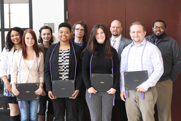 UM-Flint's Ellen Bommarito LGBT Center honored students at its first Lavender Graduation ceremony.