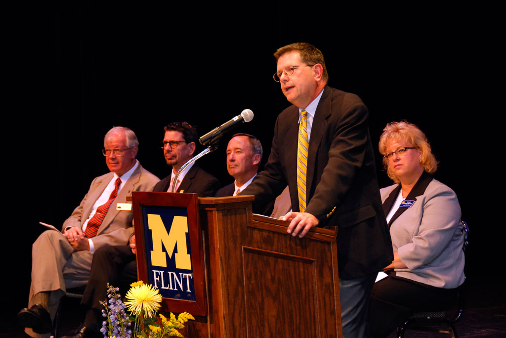 UM-Flint Provost and Vice Chancellor for Academic Affairs Dr. Douglas G. Knerr