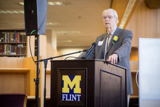 UM-Flint faculty member Dr. Donald DeGraaf