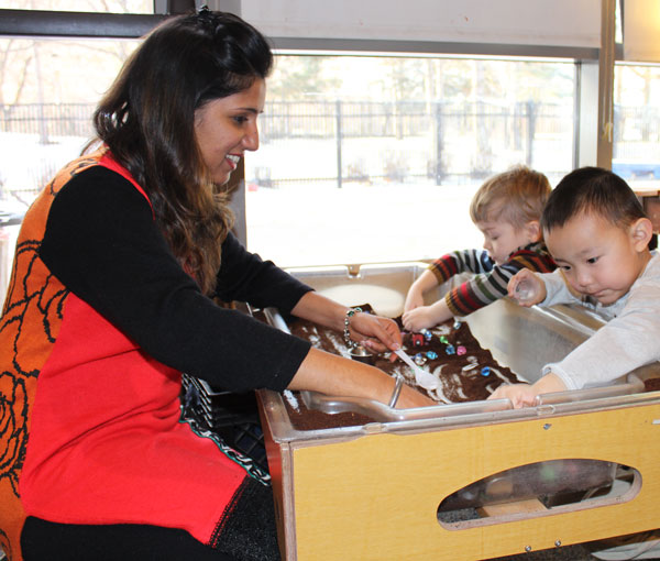 The ECDC at UM-Flint helps guide children's exploration of their environment.