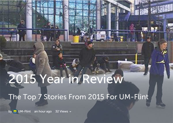 Top 7 UM-Flint news stories of 2015