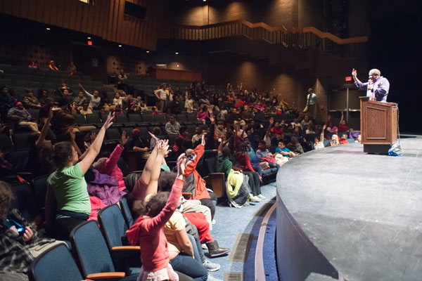 Christopher Paul Curtis' Writing Adventure is a highlight of the year for Flint fourth graders.