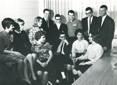 1964 Student Government Council. William Shedd is third from right, back row.