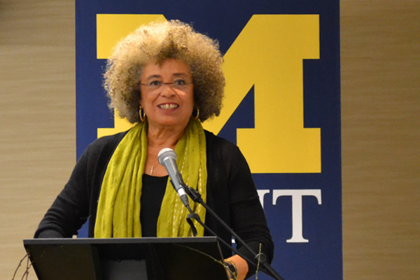 Angela Y. Davis at UM-Flint