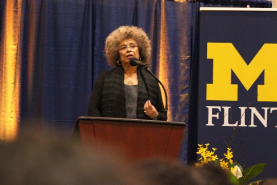 Angela Y. Davis delivers inspiring public lecture at UM-Flint.