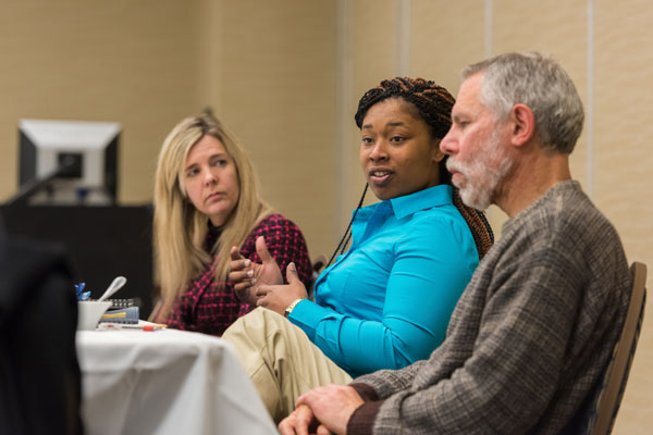 UM-Flint faculty discuss water crisis recovery initiatives.