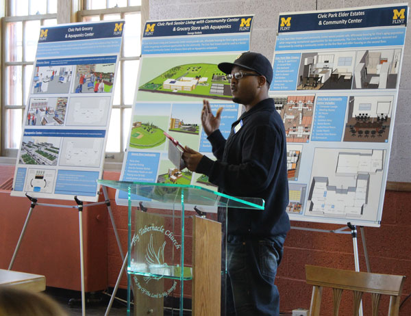 UM-Flint Students Re-Imagine Flint’s Civic Park Neighborhood