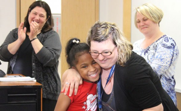 Graduate students in UM-Flint’s literacy arts program recently celebrated the accomplishments of the children they have been working with in the school's Reading Center.