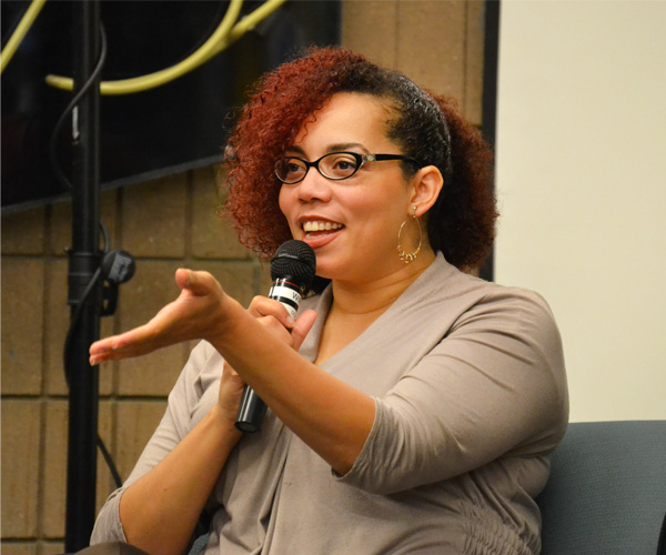 Dawn Demps, graduate of UM-Flint's Political Science and Africana Studies departments.