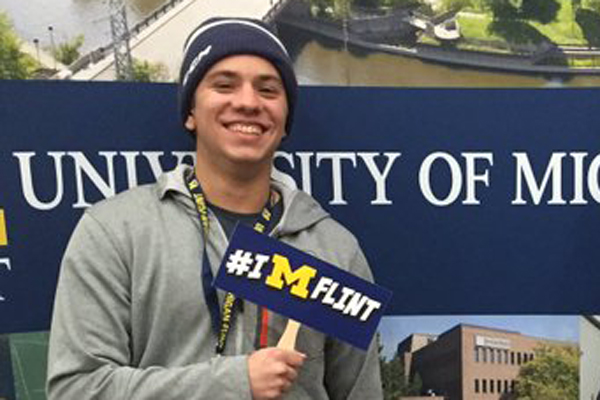 Zak Harwood plans to attend UM-Flint next fall.