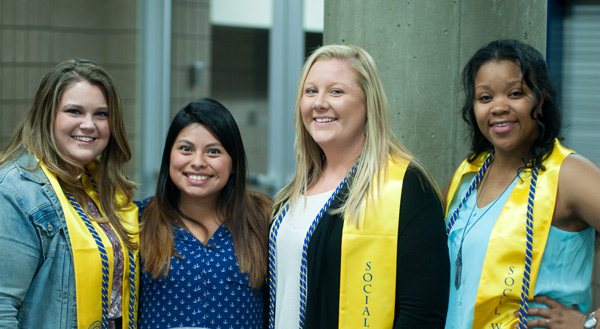 UM-Flint social work graduates.