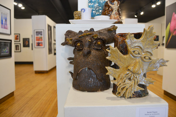 Pieces at the 2016 UM-Flint Art Student Exhibition