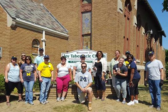 University of Michigan Human Resources Service Learning Day in Flint