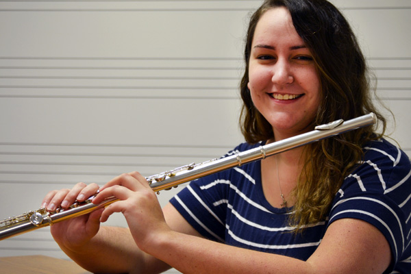 Elizabeth Schultz, UM-Flint Music student and soloist in the 2016 MusiCollage