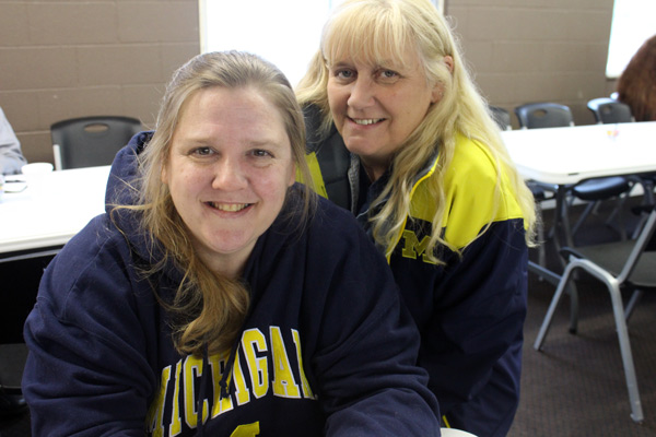 Social work students Sarah Couturier and Tammy Pesta were motivated to find gaps in services for the area's homeless population.