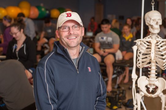 Former UM-Flint professor James Creps is now the senior physical therapist for the Boston Red Sox.