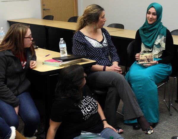 Prof. Whitlock's education students shared personal stories about family history and heritage.