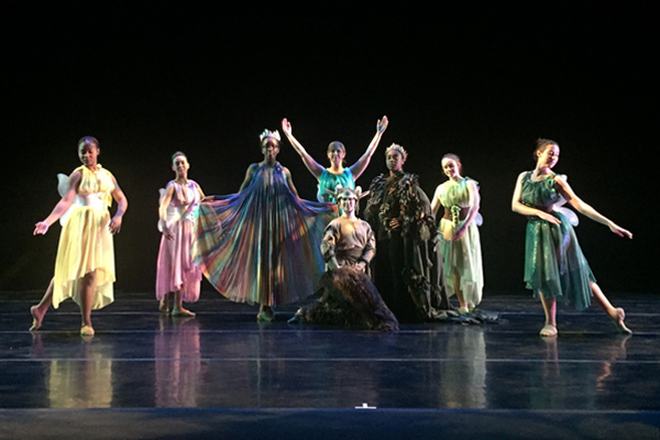 A Midsummer Night's Dream Choreography by Adesola Akinleye costumes designed by Adam M Dill