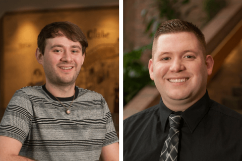 Student Commencement speakers Brandon Taylor & Charles Filkins