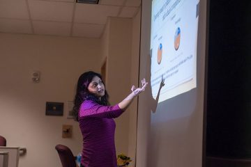 student research conference presenter