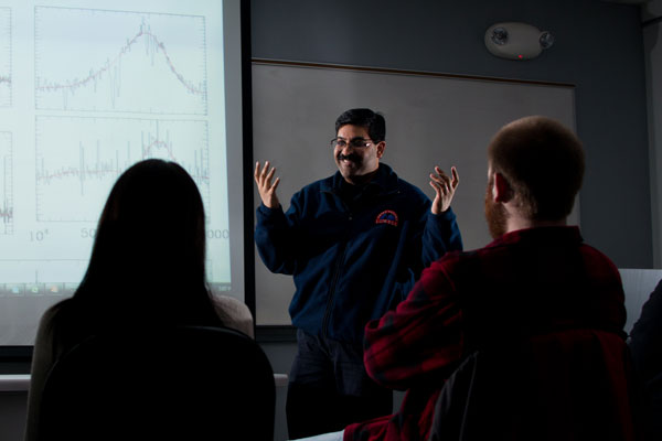 Rajib Ganguly, PhD has worked with the Hubble Space Telescope to study super-massive black holes.