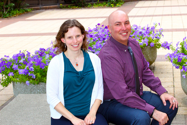 UM-Flint faculty members Stephanie Dean and Joshua May