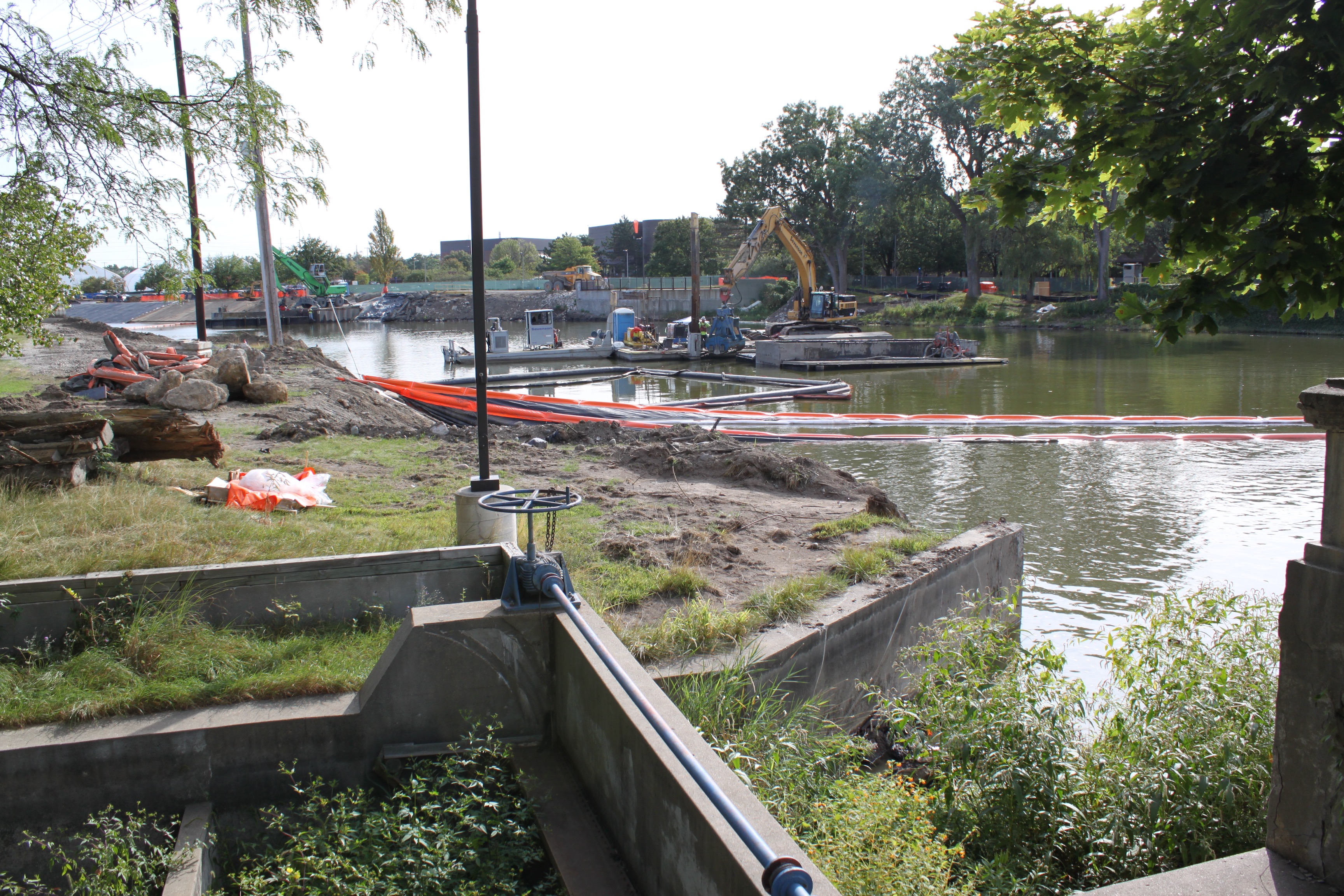 The Consumers Energy remediation project along the Flint River 