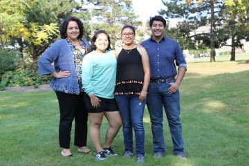 Members of UM-Flint student group Latinos United for Advancement (LUNA)