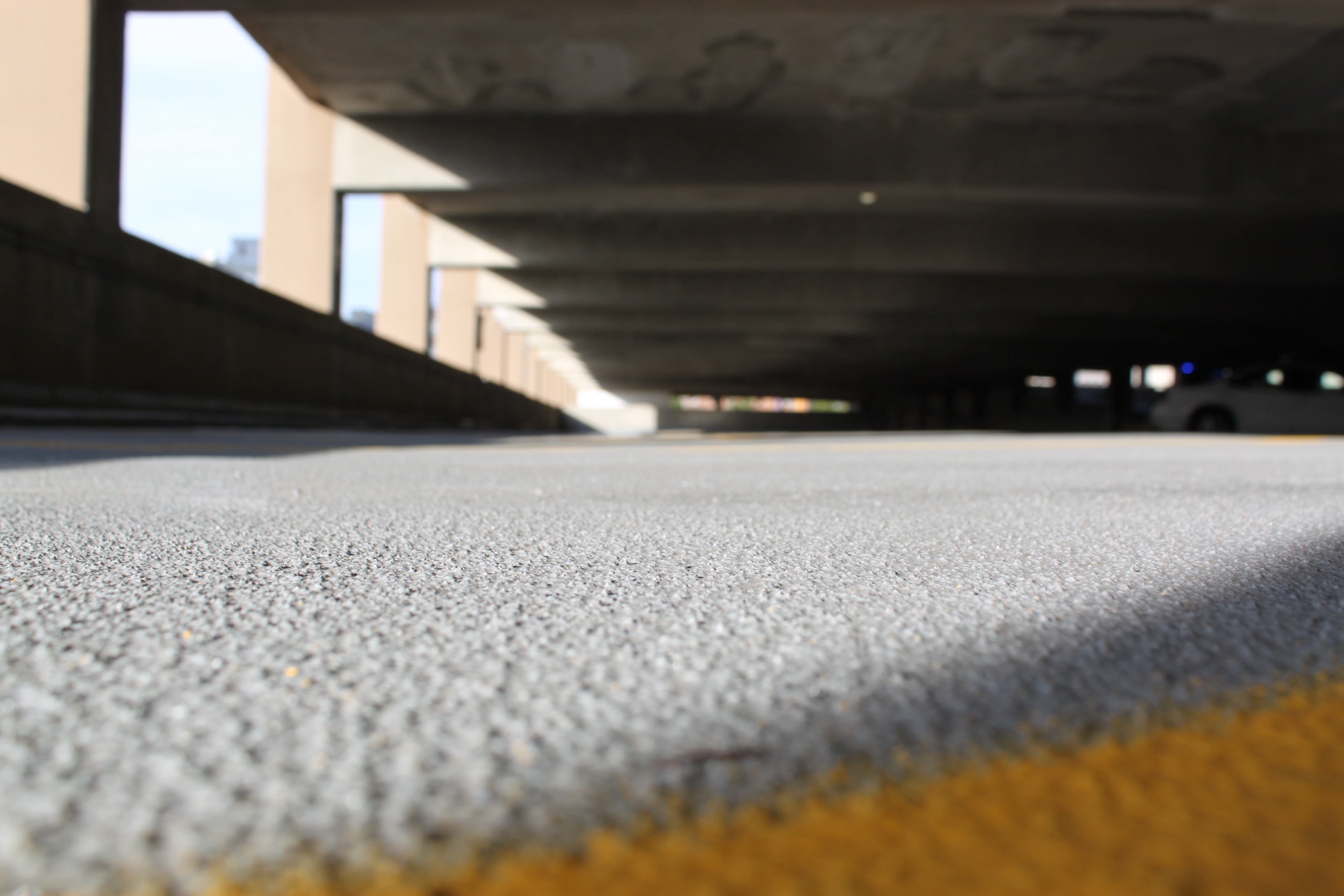 Harrison Street Parking Structure resurfaced