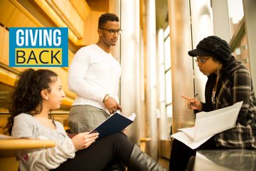 "Giving Back" is a new series of stories authored by the Alumni Relations team that focuses on the volunteerism, philanthropy, and engagement of UM-Flint alumni.