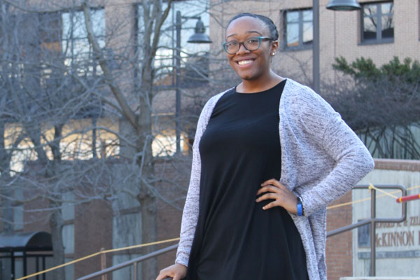 After her graduation from UM-Flint, Jaslyn Morris will begin medical school.