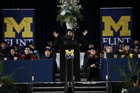 UM-Flint's 2017 December commencement keynote speaker Dr. Mohja Kahf