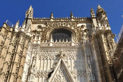 Seville Cathedral in Seville, Spain—where UM-Flint's School of Education and Human Services has a new partnership with Universidad Loyola Andalucia.