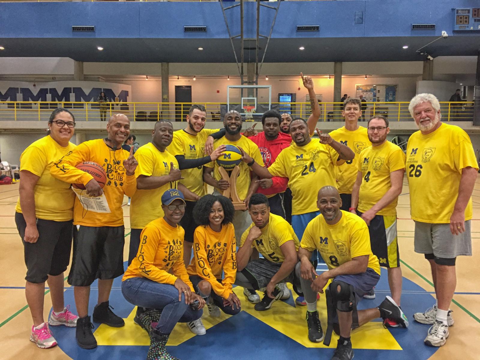 UM-Flint's alumni team members were the victors of the 2017 game.