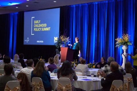 The Early Childhood Policy Summit at UM-Flint focused on "a better future for Michigan’s children."