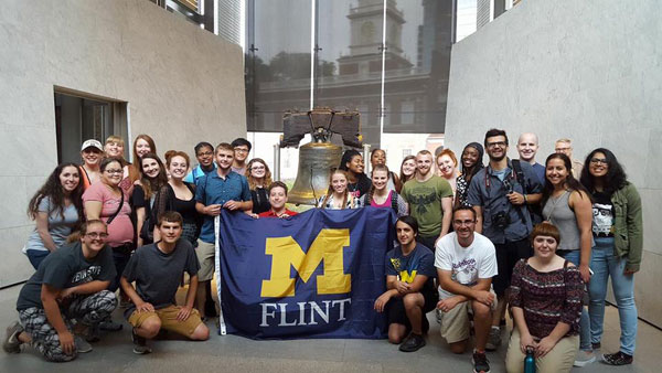 Philadelphia, PA was the destination for UM-Flint's 2017 Alternative Summer Break.