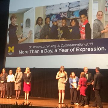 UM-Flint receives Governor’s Service Award for outstanding volunteer projects