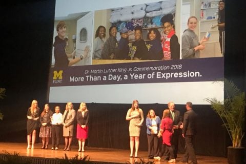 UM-Flint was nominated for the award by the United Way.