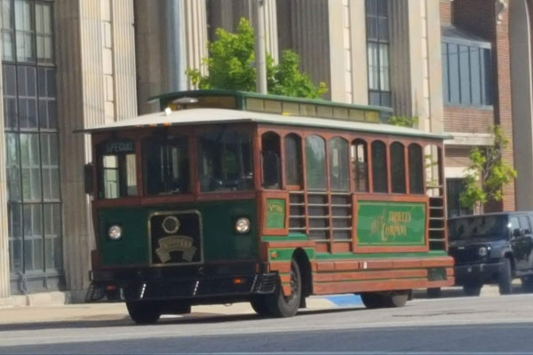 The Downtown Flint Trolley