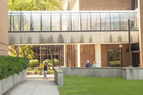 The first day of classes for the 2018-19 academic year at UM-Flint