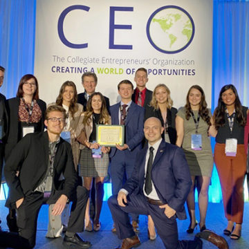 Enterprising students: UM-Flint’s Entrepreneur Society wins national award