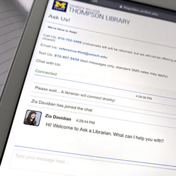Thompson Library continues assistance to campus community during COVID-19
