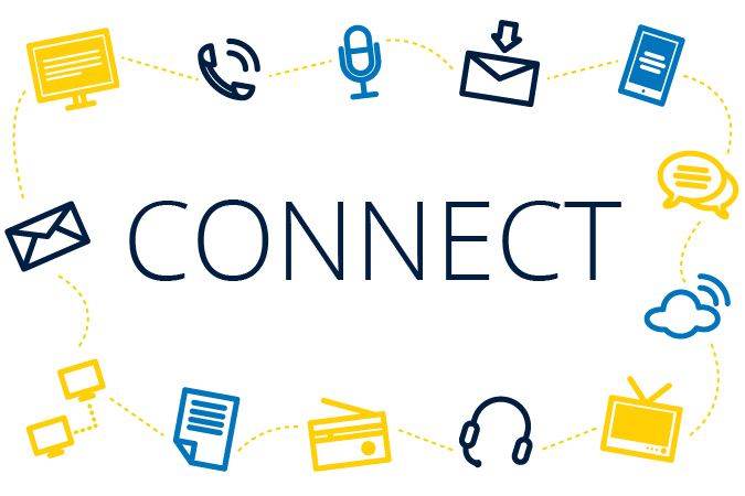 Staying connected is still important, especially in this time of social distancing. (Image by Lindsay Stoddard, University Communications & Marketing)