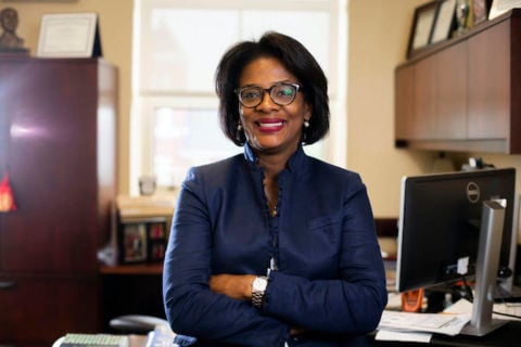 Dr. Sonja Feist-Price, UM-Flint Provost and Vice Chancellor for Academic Affairs, poses for a portrait.