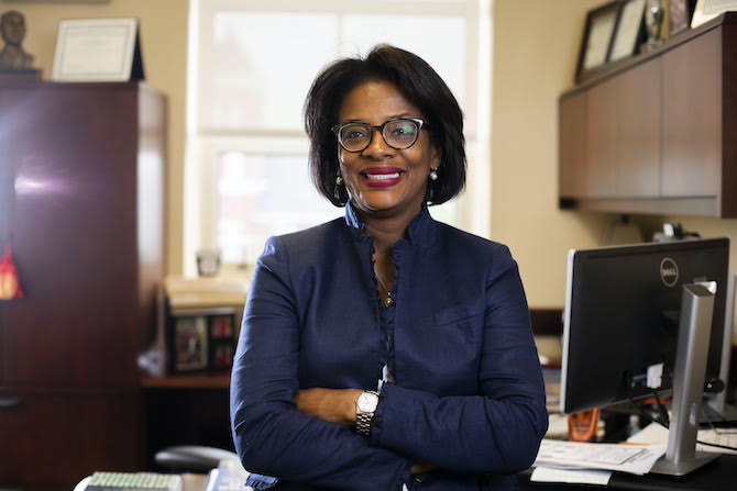 Dr. Sonja Feist-Price, UM-Flint Provost and Vice Chancellor for Academic Affairs, poses for a portrait.